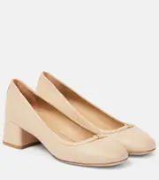 [Chloe] Chloé Marcie leather pumps AU 6 beige