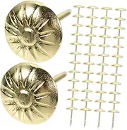 KAILIKETIY 300Pcs Vintage Decorative Upholstery Nails Tacks for Furniture Sofa Iron Material Retro Design for Crafts Home and Lightweight Item Holding