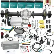 810mm Rear Axle Kit 60V 2500W Differential Motor for ATV UTV GoKart E-Bike Buggy