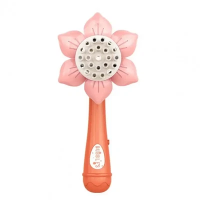 23 Hole Electric Bubble Gun Automatic Sunflower Soap Bubble Blower Machine Summe