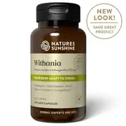 Natures Sunshine Withania | 100 capsules
