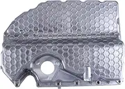 06K103600R Aluminum Engine Oil Pan Compatible for Golf Ti-guan A3 TT SEAT Leon Q3 1.8/2.0T Engine Oil Pan Replace A0141A0019 06K103600D 06K103600AE A0141A0019 Upgrade Aluminium Lower Engine Oil Pan
