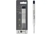 Parker Ballpoint Pen Refill Medium Black 3 Pack