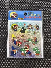 Vintage Nintendo Super Mario World Character Sticker Sheet Rare Promo SNES GB
