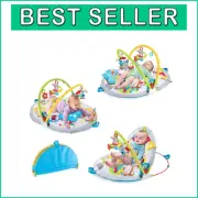 Interactive Tummy Time Playmat with 20+ Activities for Newborns - 0-12 Months