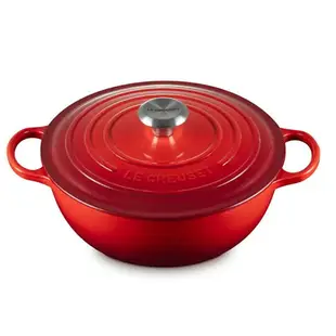 [COSCO代購4] 促銷到4月30號 D144461 Le Creuset 琺瑯鑄鐵媽咪鍋 含鋼頭鍋蓋 28公分 貝殼粉