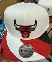 Mitchell & Ness Chicago Bulls SnapBack Hat Gray Green Official Licensed