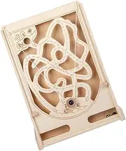 FUNNETOYU Wooden Pirate Marble Game Educational Desktop Training for Enhances Hand Eye Coordination Balance and Imagination Interactive Play for Boys