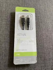Ativa USB 2.0 Extension Printer Cable 6 ft. USB 2.0 A/B Cable