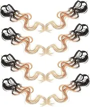 8Pcs Goddess Locs Crochet Hair Extensions Curly Braiding Hair for Women Exotic African Dreadlock Wigs with Intricate Tail Details for Parties and Creative Styling