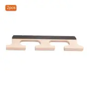 2Pcs HA02 5‑String Rosewood Banjo Bridge Wooden Accessories FFG