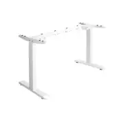 Standing Desk Frame Adjustable Dual Motor White