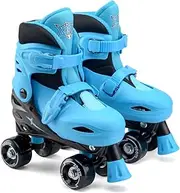 Kids Quad Skates, Beginner Adjustable Roller Skates