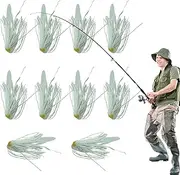 Jig Skirts for Bass Fishing - Luminous Silicone Bait Kit,Flexible Fish Equipment for Bass Freshwater Saltwater Outdoor Survival Camping