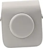 LABRIMP Protective PU Leather Camera Bag for Square Shoulder Strap Easy Access Compatible with Instant Film Camera