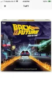 BACK TO THE FUTURE BACK IN TIME FUNKO GAMES BRAND NEW NEVER OPENED