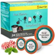 Smart Sips, Decaf Peppermint Mocha Coffee, Medium Roast, Decaffeinated Gourme...