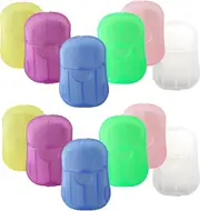 Paper Soap Disposable Soap Sheets Soap Sheets 12 Boxes (240 Sheets)