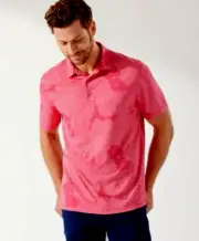 NWT Tommy Bahama Men Big Tall Miramar Polo Shirt Pink LT 1XL 4XL A5