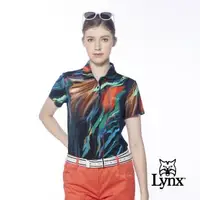 在飛比找森森購物網優惠-【Lynx Golf】女款歐洲進口布料柔軟舒適流線感印花短袖