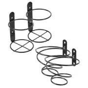 4Pcs Wall Mounted Wall Mounted Wine Bottle Holder Wall Mounted Wine Racks