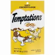 12 Pack Temptations Cat Treats, Tender Chicken, 3-oz. E7230603