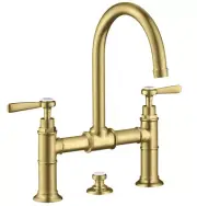 Hansgrohe 2-handle basin faucet 220 Axor 16511950 Brushed Brass