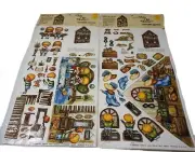 Carousel Crafts Prints This Old House 1974 Rainy Day & Sunday Afternoon decor