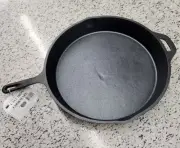 Classic Cajun Black Cast Iron Skillet 15" 1 qty