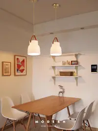 在飛比找松果購物優惠-2024中山燈飾360度發光軟琯輕奢吊燈書房餐厛咖啡店餐桌陶