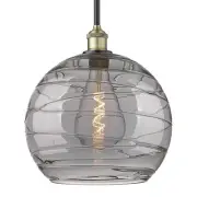 Innovations Lighting 616-1S 15 14 Athens Deco Swirl Pendant - Black
