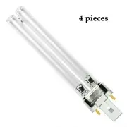 4x Universal UV Bulb 9 Watt 9W G23 UVC Filter Pond SunSun Jebao HVAC Aquaneat