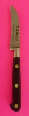 3 IN. PROFESSIONAL CURBED PARING KNIFE *K SABATIER* CARBON STEEL, , FRANCE