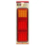 LED Autolamps Stop Tail Indicator Reflector Light 48 LED Lamp 12-24V Blister