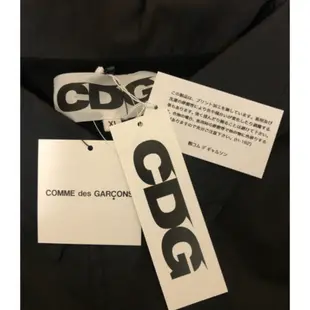 全新 CDG x Stussy COACH JACKET 黑色白logo超限量聯名教練夾克外套 SH-J0001