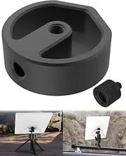 Starlink Mini Tripod Adapter - Aluminum Alloy Tripod Mount Adapter for Starlink Mini - 1/4"~20 and 3/8"~16 Threaded - Enables Tripod, Fixing Clamp or Other Bracket Fixing - Use with Pipe Adapter