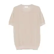 [The Editor] The Editor Open-knit T-shirt XL GREY