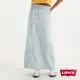 【LEVIS 官方旗艦】女款 中腰牛仔長裙 / 精緻工藝 / 淺藍色 / 有機棉 人氣新品 A4689-0000