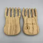 Jackson Hole Bear Paw Wooden Salad & Pasta Hand Claw Tosser Kitchen Servers