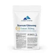 KOREAN GINSENG ROOT EXTRACT TABLETS 350mg HIGH CONCENTRATION 50mg GINSENOSIDES