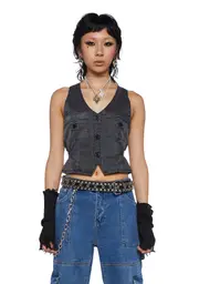 [The Ragged Priest] Chamber Drill Waistcoat