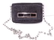 Theyskens' Theory Women's Stitched Leather Turnkey Chain Crossbody Bag NWT 695
