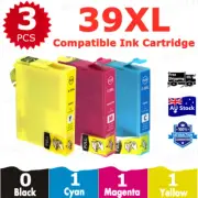 3x Compatible Ink Cartridge 39XL 39 Colours For Epson Expression XP-4105 XP-2105