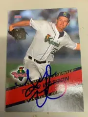 Tyler Watson 2018 Signed Cedar Rapids Kernels Team Card