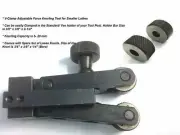 New Mini V-Clamp Adjustable Spring Type Knurling Tool for Lathe Machine + 2KNURL