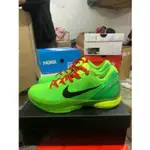 2023NEW最佳價格N-I-K-E AIR ZOOM KOBE 6聖誕熒光綠色運動鞋籃球鞋2W7D H9IR