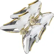 [Holibanna] Shoe Clips Applique Patches for Clothing Decor Crystal Durable Crystal Material Versatile for Shoes Dresses Hats DIY Accessories