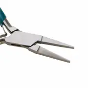 4-1/2" Teal Slimline Flat Nose Pliers Jewelry Making Beading Wire Wrapping Tool