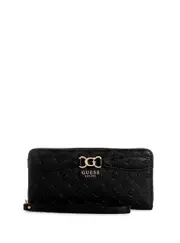 GUESS Women's Black Logo Arlena Large Wallet
