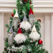 6 Pack Gnomes Christmas Ornaments Faceless Old Man Pendant Xmas Tree Decor